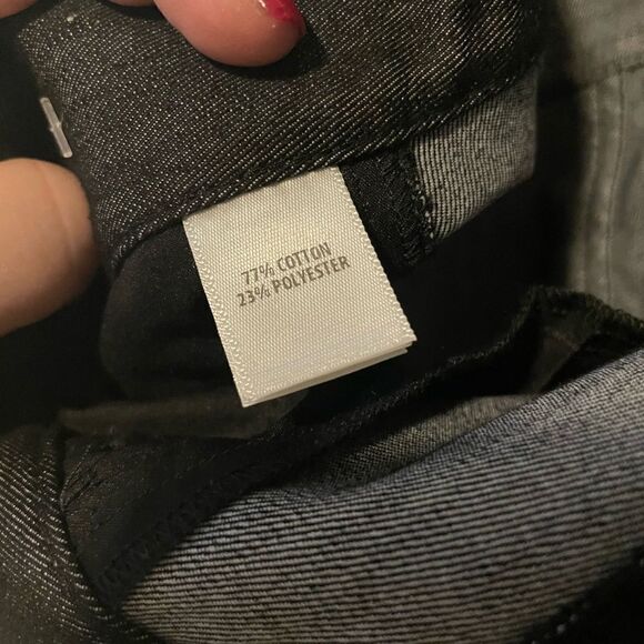 St. John Charcoal Gray Tapered Ankle Slit Pants - Picture 7 of 8